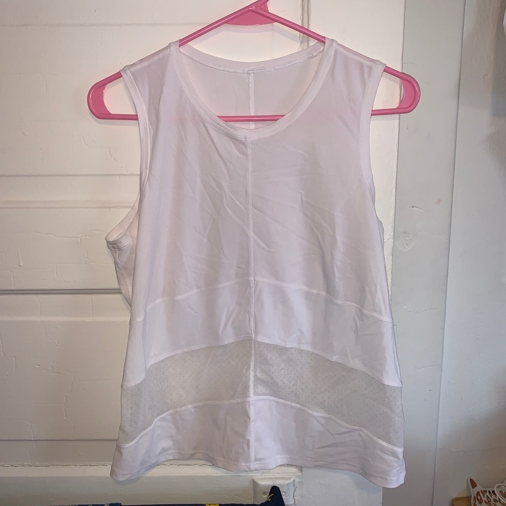 Lululemon White Tank Top